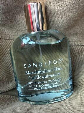 ✨New✨Sand + Fog: Nourishing Body Oil- Marshmallow Skies  (100mL glass bottle)